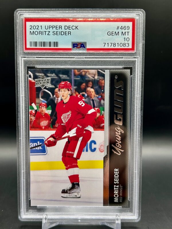 2021 Upper Deck Young Guns #469 Psa10 Moritz Seider