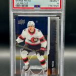 2021 Upper Deck Young Guns Clear Cut Psa10 Shane Pinto #246