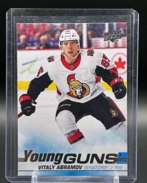 2019-20 Upper Deck Series 1 Young Guns #227 Vitaly Abramov rookie, Ottawa Senators, mint
