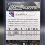 2015-16 Upper Deck Young guns Series 2 #474 Brady Skjei - Image 2
