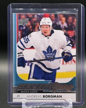 Andreas Borgman 2017-18 Upper Deck Young Guns Series 1 #229 rookie hockey card