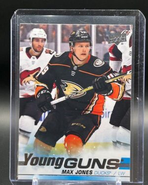 2019-20 Upper Deck Series 1 Young Guns #242 Max Jones rookie, Anaheim Ducks, mint