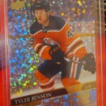 20-21 Upper Deck Series 1 Tyler Benson Speckled Rainbow Young Guns