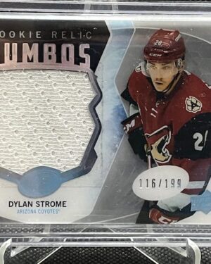 2016-17 UD Ice Rookie Relic Jumbos Dylan Strome #RRJ-DS /199