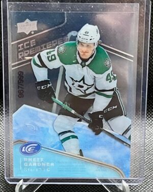 2019-20 UD Ice Rhett Gardner Ice Premiers Rookie #66 /999