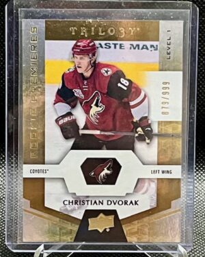 2016-17 UD Trilogy Rookie Premieres Christian Dvorak #61 /999