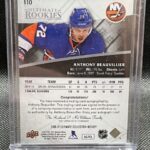 2015-16 UD Ultimate Rookies Auto Anthony Beauvillier #110 /299 - Image 2