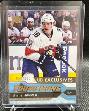 2016-17 Upper Deck Series 2 Young Guns Exclusive #494 Shane Harper /100 | NHL Rookie Card
