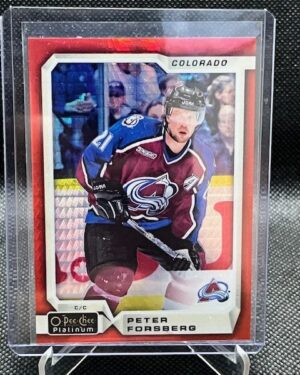 2018-19 O-Pee-Chee Platinum Red Prism Peter Forsberg #146 /199