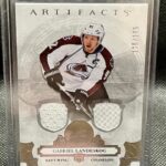 2017-18 UD Artifacts Silver Dual Jersey Gabriel Landeskog #57 /165
