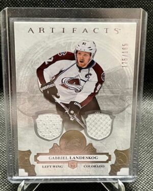 2017-18 UD Artifacts Silver Dual Jersey Gabriel Landeskog #57 /165