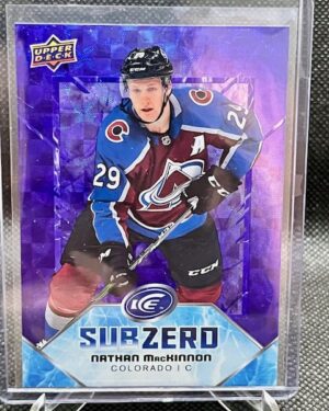 2019-20 UD ICE SubZero Purple Nathan Mackinnon #SZ-11
