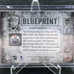 2015-16 UD FullForce BluePrint Rookie Connor Mcdavid #BP-CM - Image 2