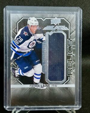 2017-18 UD Black Relics Jersey Card Patrik Laine #ST-PL