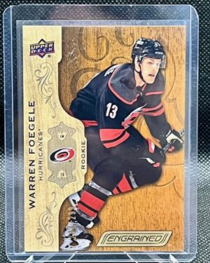 2018-19 Upper Deck Engrained Rookie Warren Foegele /299 #100