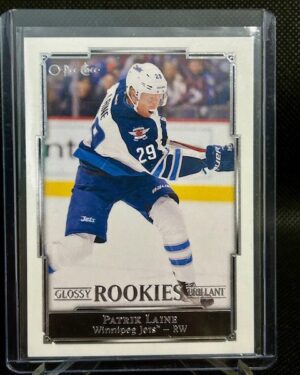 2016-17 UD Series 2 Glossy Rookies White Patrik Laine #R-10
