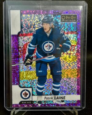 2017-18 O-Pee-Chee Platinum Violet Pixels Patrik Laine #8