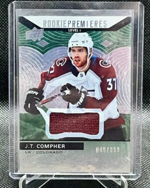 2017-18 Upper Deck Trilogy Rookie Premiers Jersey J.T. Compher /399 #59