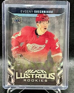 2017-18 Upper Deck Black Lustrous Rookies Evgeny Svechnikov /299 #LR-ES