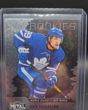 2020-21 Metal Universe Nick Robertson Rookie Card #107