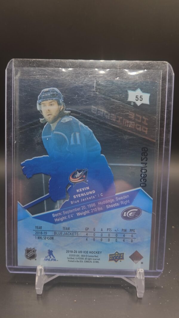 2019-20 Upper Deck Ice Premieres /1299 Kevin Stenlund Level 5 #55 - Image 2