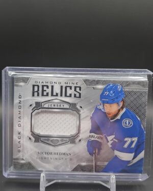 Victor Hedman 2019-20 Upper Deck Black Diamond Diamond Mine Relics #DM-VH relic card