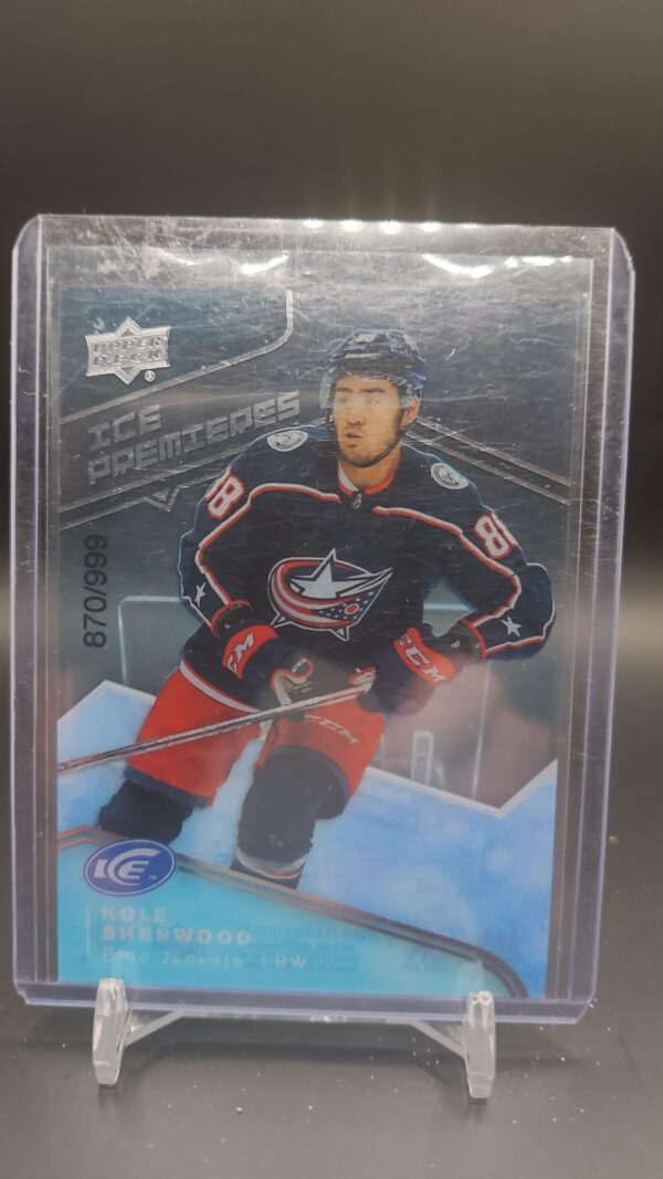 2019-20 UPPER DECK ICE PREMIERS #70 KOLE SHERWOOD /999