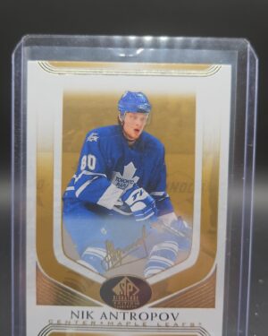 2020-21 Upper Deck SP Signature Legends Nik Antropov Gold #192 Maple Leafs