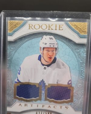 2020-21 Upper Deck Artifacts Rookie Dual Jersey #168 Egor Korshkov /599 RC Toronto Maple Leafs
