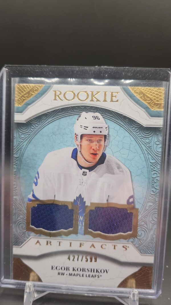 2020-21 Artifacts Jersey Egor Korshkov Rookie /599 #168