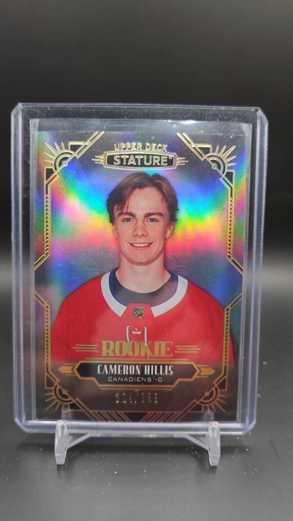 2020 21 Upper Deck Stature Cameron Hillis Rookie /399