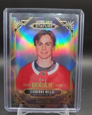 2020 21 Upper Deck Stature Cameron Hillis Rookie /399