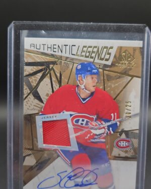 2021-22 SP Game Used Authentic Legends Jersey Auto /25 Saku Koivu Montreal Canadiens