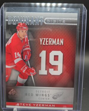 2020 ud Signature Edition Legends Dominant Digits Steve Yzerman