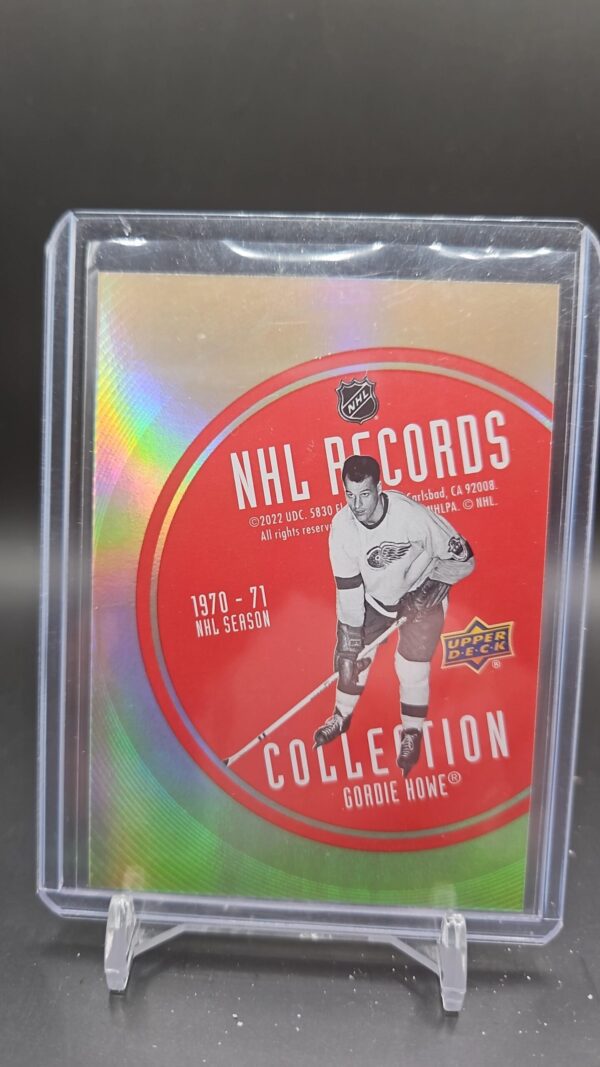 2021-22 Upper Deck Gordie Howe #RB-16 NHL Records Collections GOLD /250
