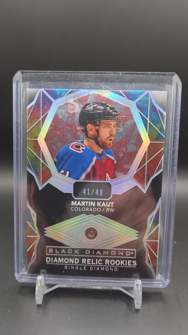 2020 Upper Deck Black Diamond Relic Gems Ruby /49 Martin Kaut #BDR-MK