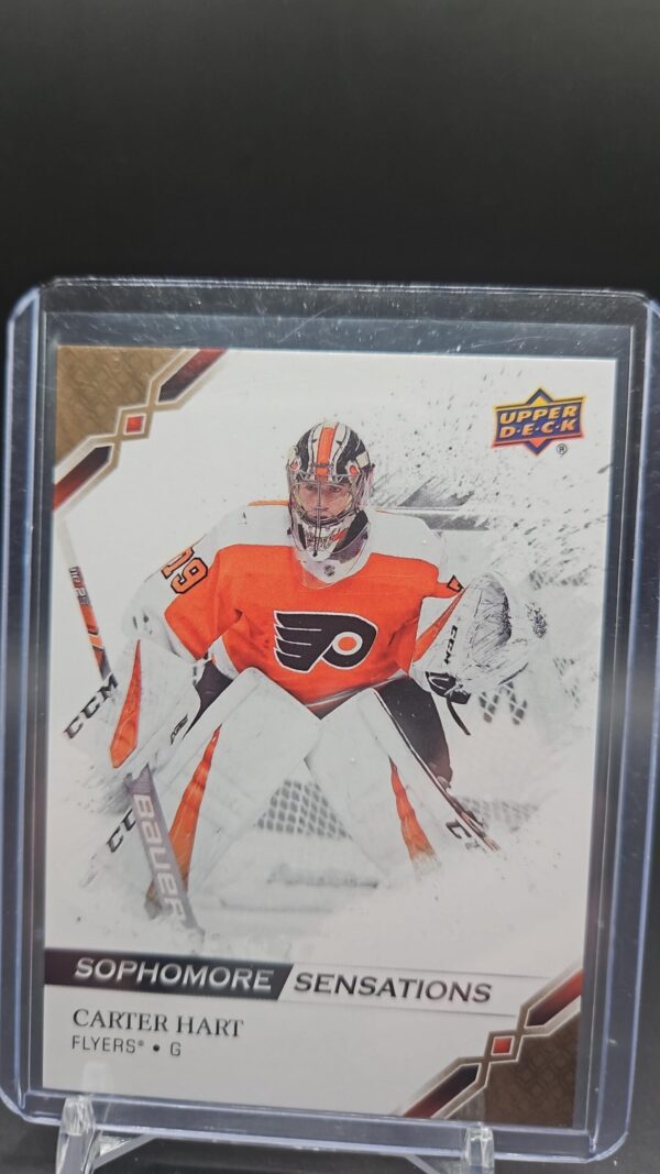 2019-20 Upper Deck Sophomore Sensations Carter Hart Philadelphia Flyers #SO-6