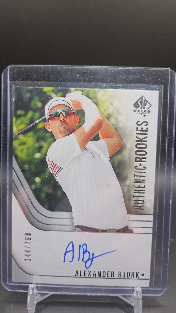 2021 SP Authentic Rookies Auto #73 Alexander Bjork Auto /799 Upper Deck