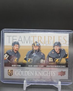 2019-20 Upper Deck Fleury, Stone, Marchessault Team Triples #TT-6 Golden Knights