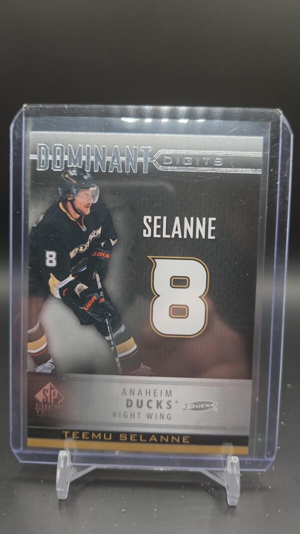 2020-21 UD SP Signature Legends Teemu Selanne Dominant Digits - Anaheim Ducks