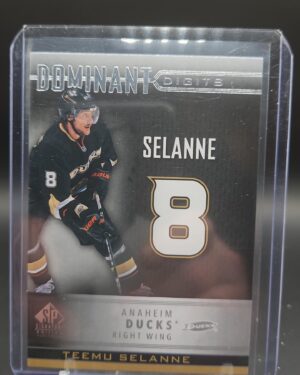 2020-21 UD SP Signature Legends Teemu Selanne Dominant Digits - Anaheim Ducks