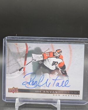 Ron Hextall 2020-21 Upper Deck Signature Edition Legends Canvas Autographs #C-64 Flyers autograph card