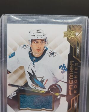 Mario Ferraro 2019-20 Upper Deck Premier Rookies Jersey #85 rookie card