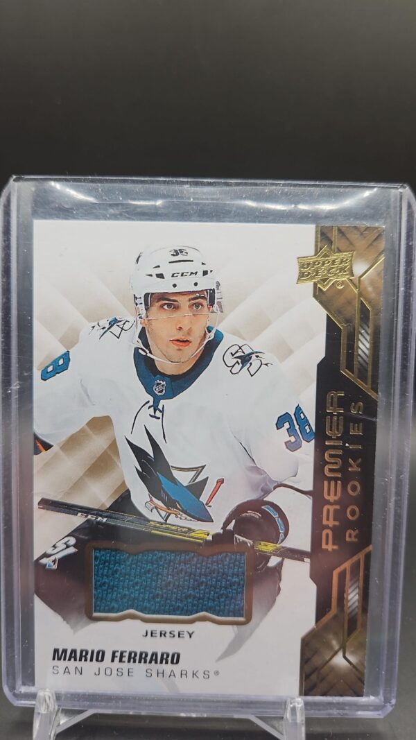 19-20 Upper Deck Premier Rookies Jersey #85 Mario Ferraro