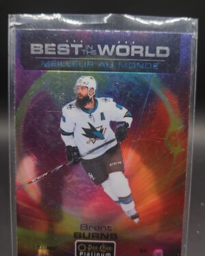 2020 O-Pee-Chee OPC Platinum Brent Burns Best In The World #BW-8 Sharks
