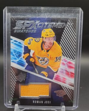 Roman Josi 2018-19 SPx SPxcitement Swatches #XSRJ jersey card