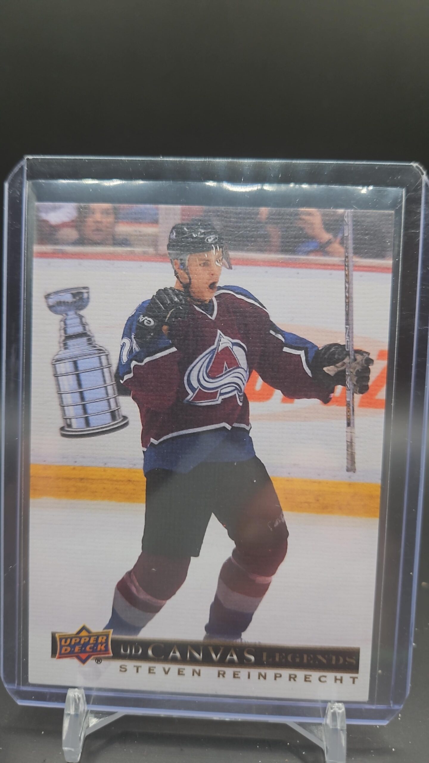 Steven Reinprecht NHL CARD 2020-21 SP Signature Edition Legends UD Canvas #C-57