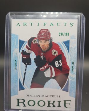 2022-23 Artifacts Matias Maccelli EMERALD ROOKIE /99 #172