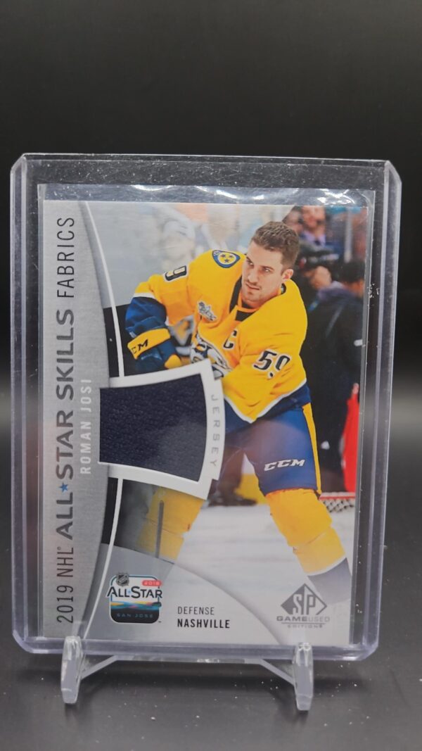 2019-20 Upper Deck SP Game Used 2019 All-Star Skills Fabrics Roman Josi #AS-RJ