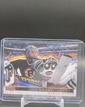 2020-21 SP Signature Edition Legends UD Canvas Legends Byron Dafoe Card #C-31 Boston Bruins